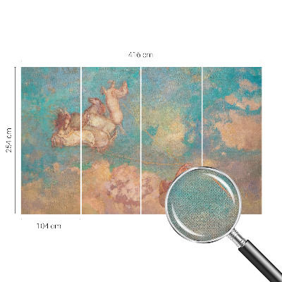 Peel and stick fototapet med motiv av himmelska pegasi