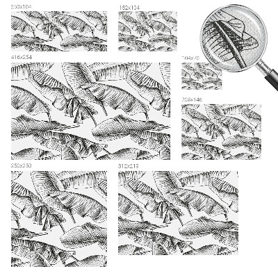 Fototapet barn Bananblad