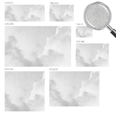 Självhäftande fototapet Subtila moln