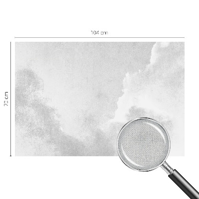 Självhäftande fototapet Subtila moln