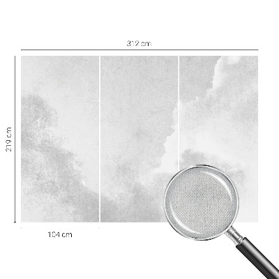 Självhäftande fototapet Subtila moln