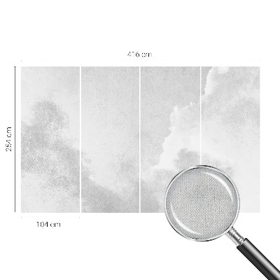 Självhäftande fototapet Subtila moln