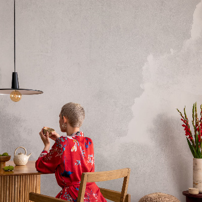 Självhäftande fototapet med ett subtilt motiv av moln