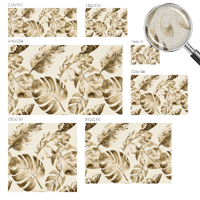 Självhäftande fotovägg Exotisk flora