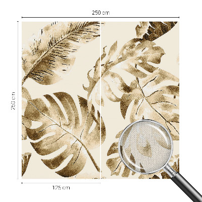 Självhäftande fotovägg med motiv av exotisk flora