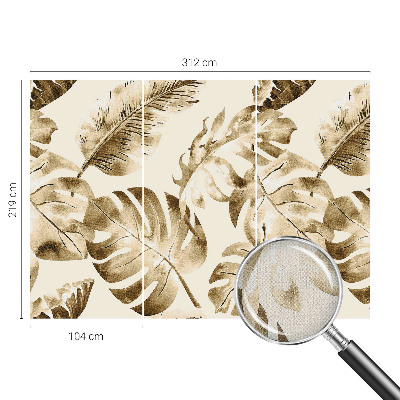 Självhäftande fotovägg Exotisk flora