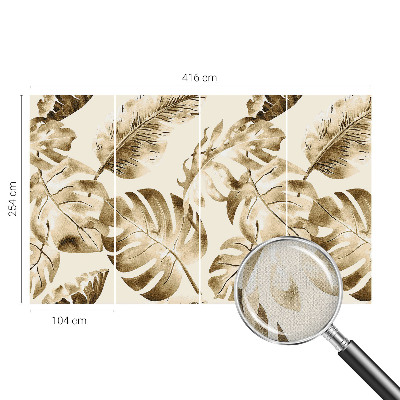 Självhäftande fotovägg Exotisk flora