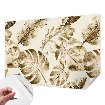 Självhäftande fotovägg med motiv av exotisk flora