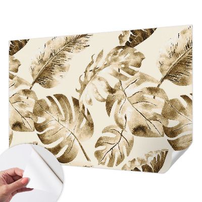 Självhäftande fotovägg Exotisk flora