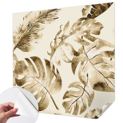 Självhäftande fotovägg Exotisk flora