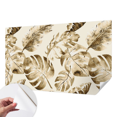 Självhäftande fotovägg Exotisk flora