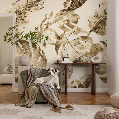 Självhäftande fotovägg Exotisk flora