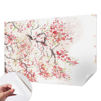 Peel and stick fototapet Blommande grenar