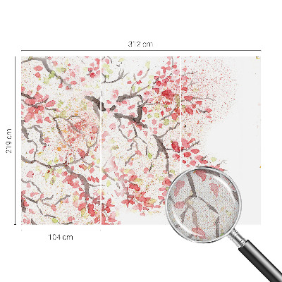 Peel and stick fototapet Blommande grenar