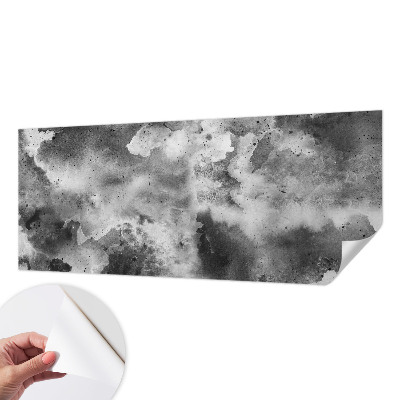3D fototapet med motiv av grå moln