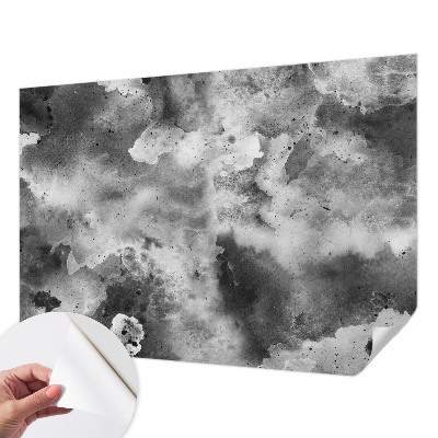 3D fototapet Grå moln