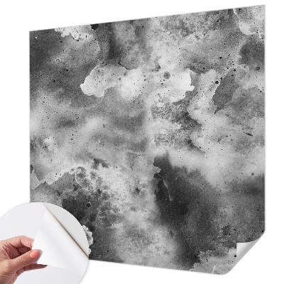 3D fototapet Grå moln