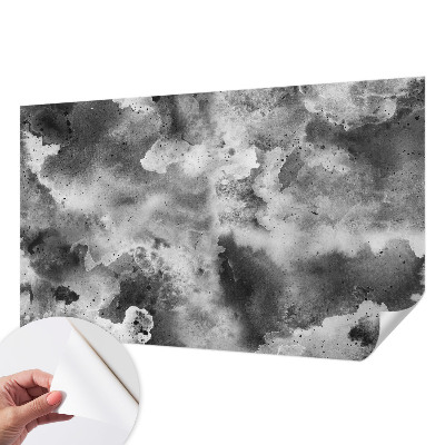 3D fototapet Grå moln