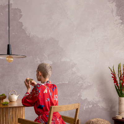 Fototapet barnrum med lila abstrakt motiv