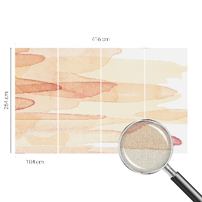Självhäftande fotovägg Pastellfärgade streck