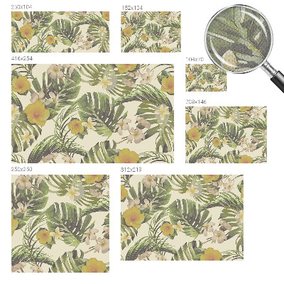 Fototapet barn Exotisk flora