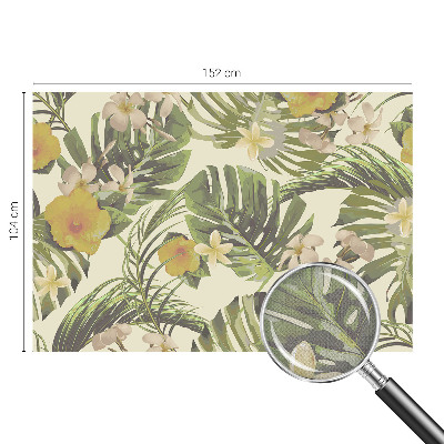 Fototapet barn med exotisk flora