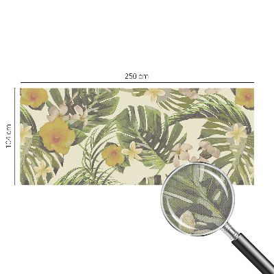 Fototapet barn med exotisk flora