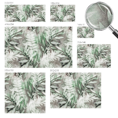 Självhäftande fototapet Akvarellblad