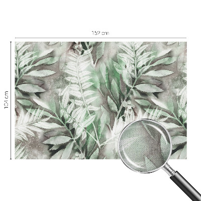 Självhäftande fototapet Akvarellblad