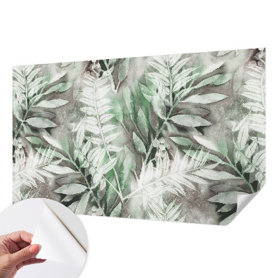 Självhäftande fototapet Akvarellblad