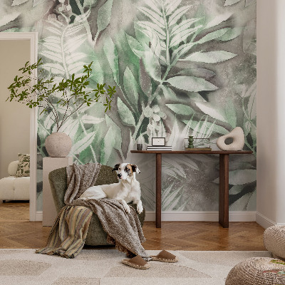 Självhäftande fototapet Akvarellblad