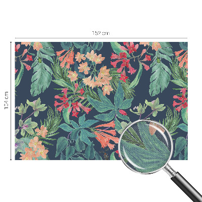 Fototapet barnrum Tropiska blommor