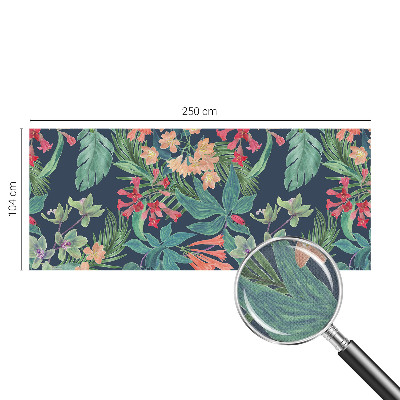 Fototapet barnrum Tropiska blommor