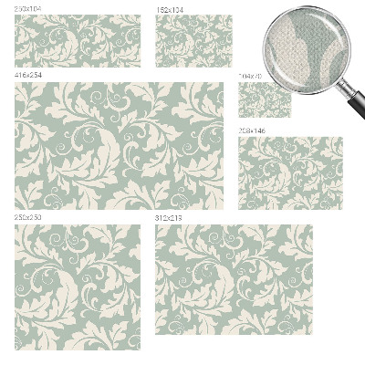 3D fototapet Dekorativa blad