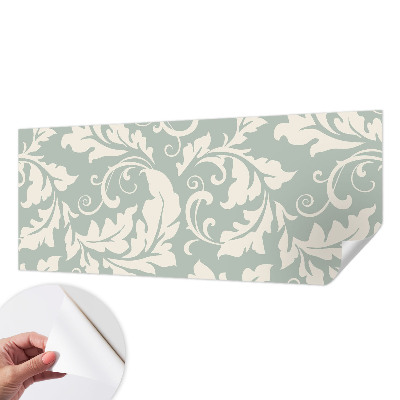 3D fototapet med dekorativa blad