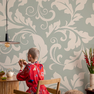 3D fototapet Dekorativa blad