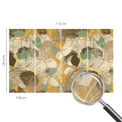 Fototapet barnrum Växtens skönhet