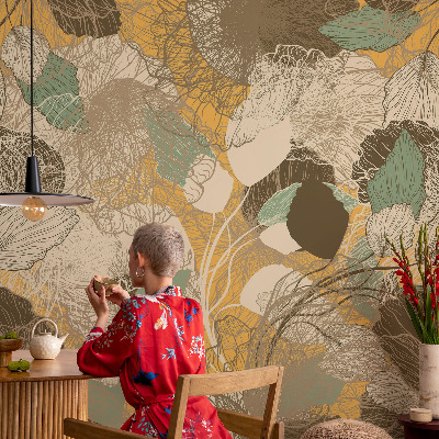 Fototapet barnrum Växtens skönhet