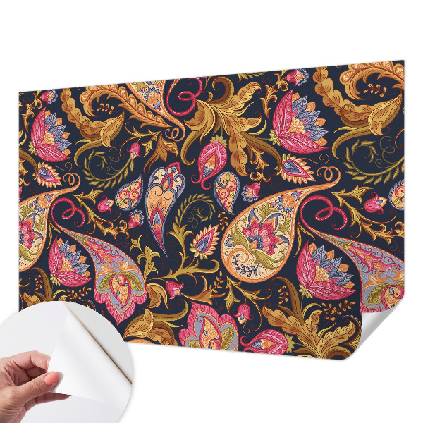 Fototapet för barn Färgglad paisley