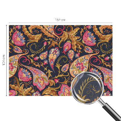 Fototapet för barn Färgglad paisley