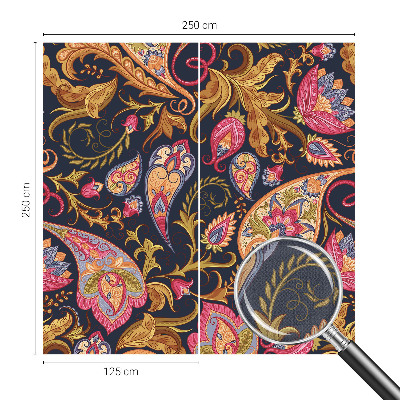 Fototapet för barn Färgglad paisley