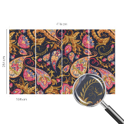 Fototapet för barn Färgglad paisley