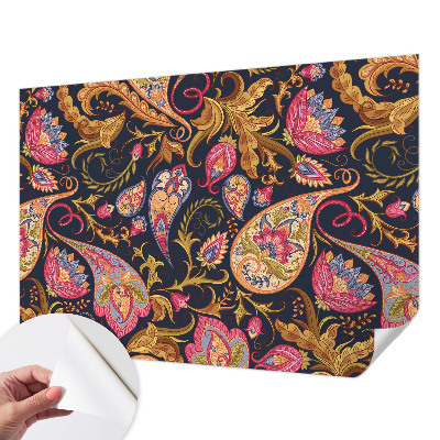 Fototapet för barn Färgglad paisley