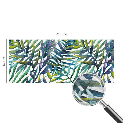 Självhäftande fototapet med motiv av exotisk vegetation