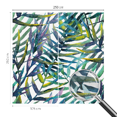 Självhäftande fototapet Exotisk vegetation