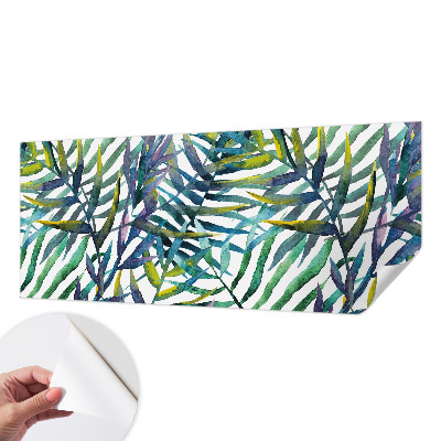Självhäftande fototapet med motiv av exotisk vegetation