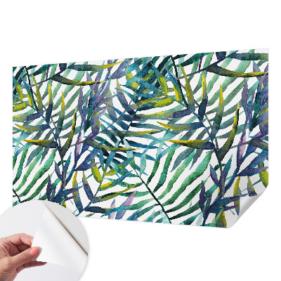 Självhäftande fototapet Exotisk vegetation