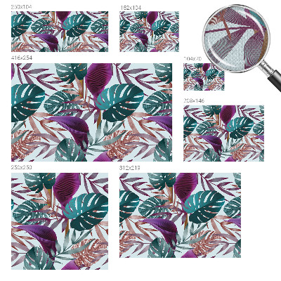 Fototapet barn med en tropisk komposition