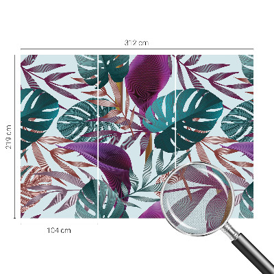 Fototapet barn Tropisk komposition