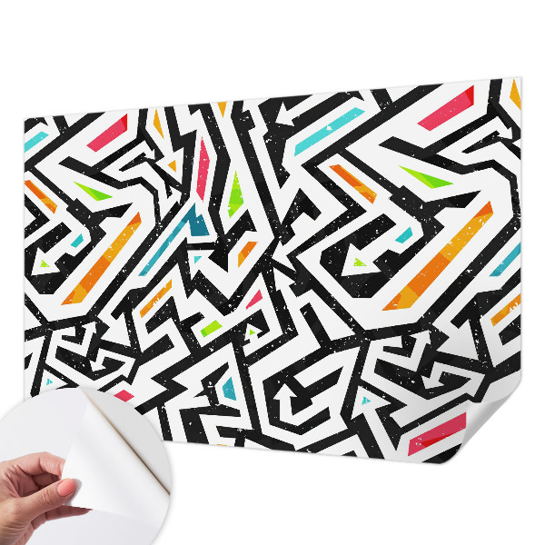 3D fototapet Abstrakt mosaik